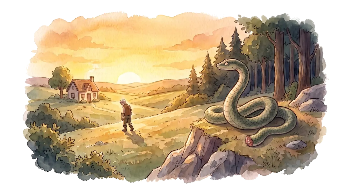 কৃষক আর সাপ — ছবি 5